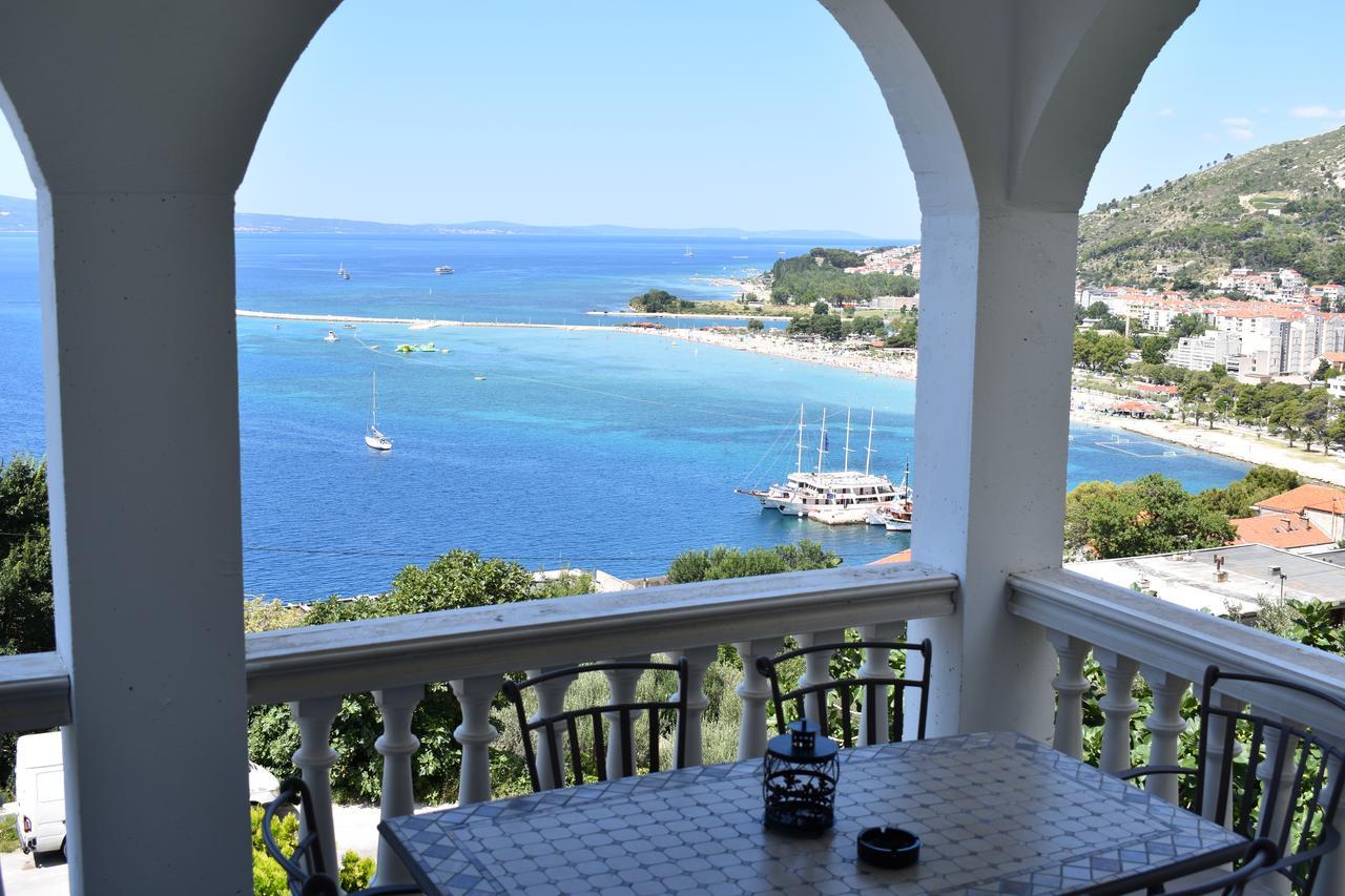Apartman Horizont Lägenhet Omiš Exteriör bild